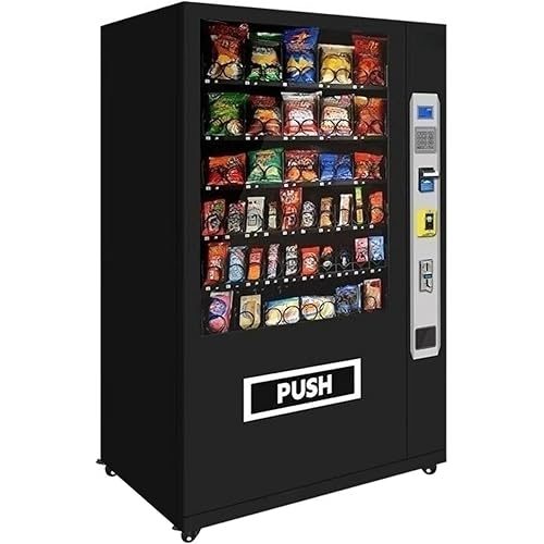 Vending Machines for Sale - Touch + Button Dual Operation Modes, Cash, QR Code, and Card Payment All in one, Large-Capacity Multi-Layer Storage compartments, Beverage and Snack Vending Machines.