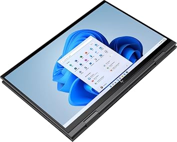 HP 2021 Envy x360 2-in-1 Laptop, 15.6 Full HD Touchscreen, AMD Ryzen 5 5500U 6-Core Processor, 8GB DDR4 RAM, 256GB PCIe NVMe M.2 SSD, Backlit Keyboard, Webcam, Wi-Fi 6, HDMI, Windows 11 Home