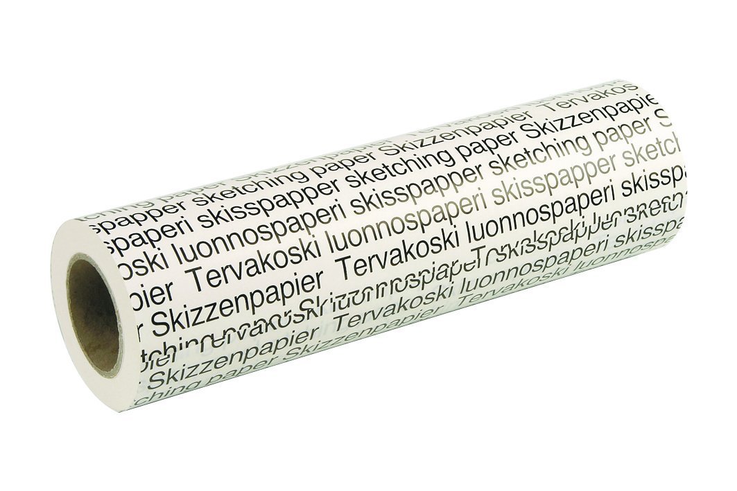 TervakoskiSketch Paper 25gsm 30cm x 100m, White, 30 x 8.5 x 8.5 cm