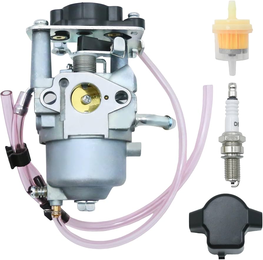 Amazon.com: Aynaxcol Carburetor Kit with Spark Plug Fuel Filter
