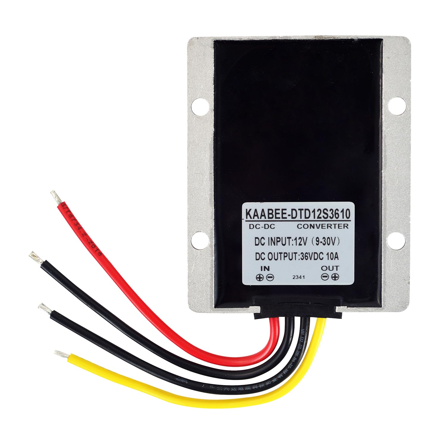 Convertitore step-up da 24 V, 12 V a 36 V, regolatore CC-CC, ingresso alimentazione (9 V-30 V), modulo trasformatore impermeabile per GolfCart Motor, auto, camion, veicolo, barca, e-bike solare