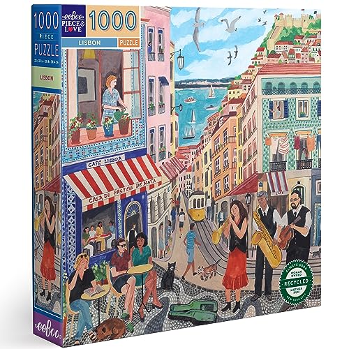 EEBOO - Puzzle 1000 pcs - Lisbon - (EPZTLSB)