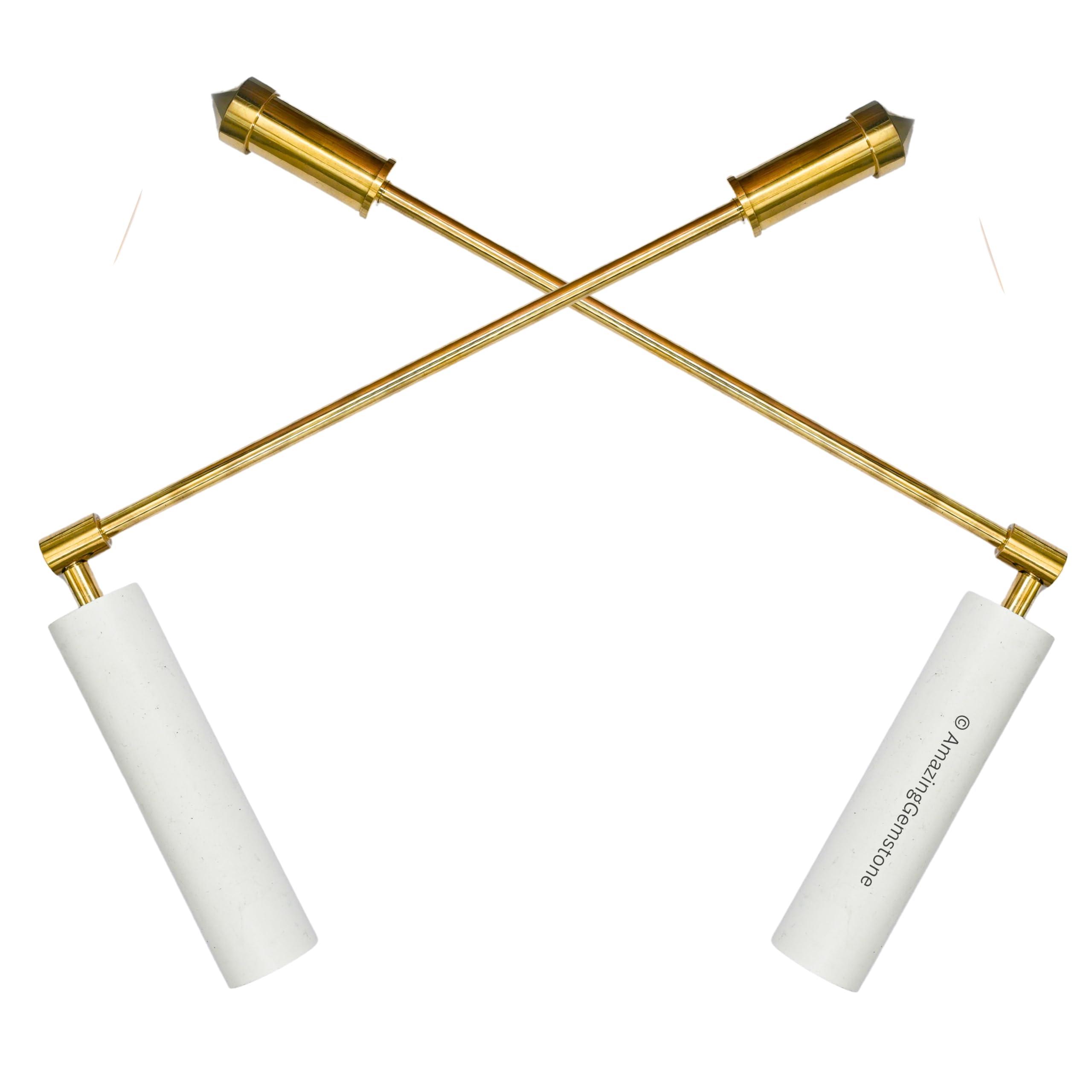 Premium Portable Dowsing Rods Pack of 2 - Premium Copper Dowsing Rods Spiritual Ghost Hunting Tool - Water, Gold, Treasure, Buried Items Dowsing Copper Rod for Exploration and Energy Work