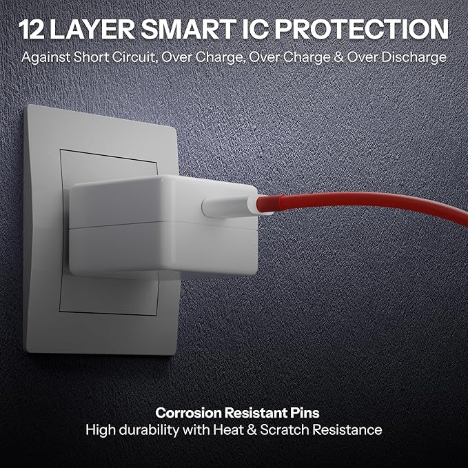 Image of Original 100W SUPERVOOC Charger for Oneplus 100W Warp /Dash /Supervooc 13 /13R /12 /12R /11 /11R /10 /10 Pro /9 /9 Pro / 9R / 8 / 8T /7 /Nord /CE 3 & Other Devices (TOY1)