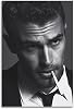 WuDLi Theo James Smoking Poster Wall Art Gifts Bedroom Prints Home Decor Hanging Picture Canvas Paintings 16x24inch40x60cm