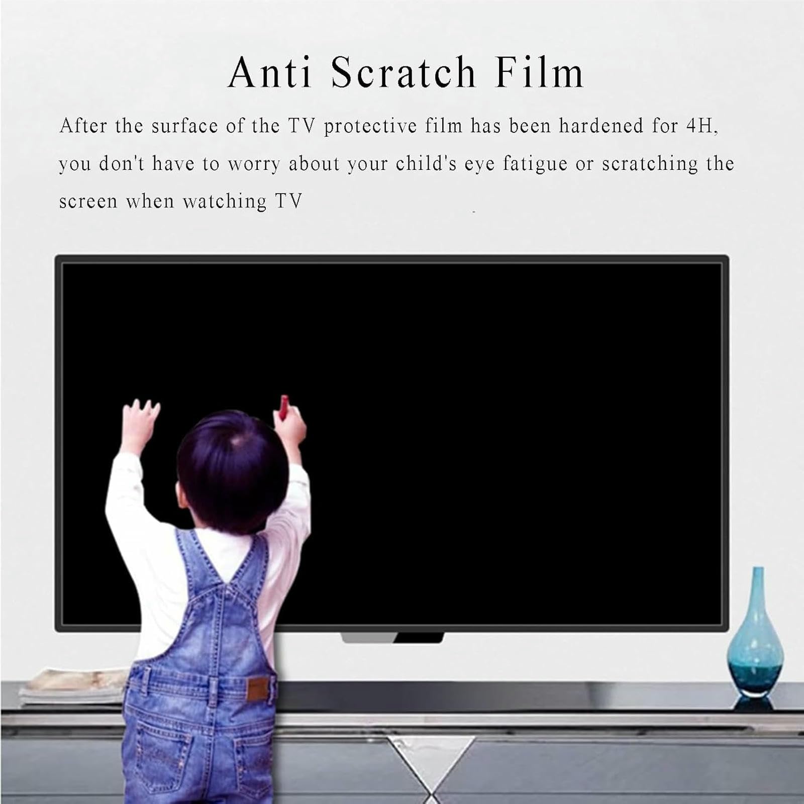 Pellicola protettiva opaca antiriflesso per schermo TV, filtro luce blu, riduce l'affaticamento degli occhi, alto tasso di riflessione per LCD, LED, OLED HDTV