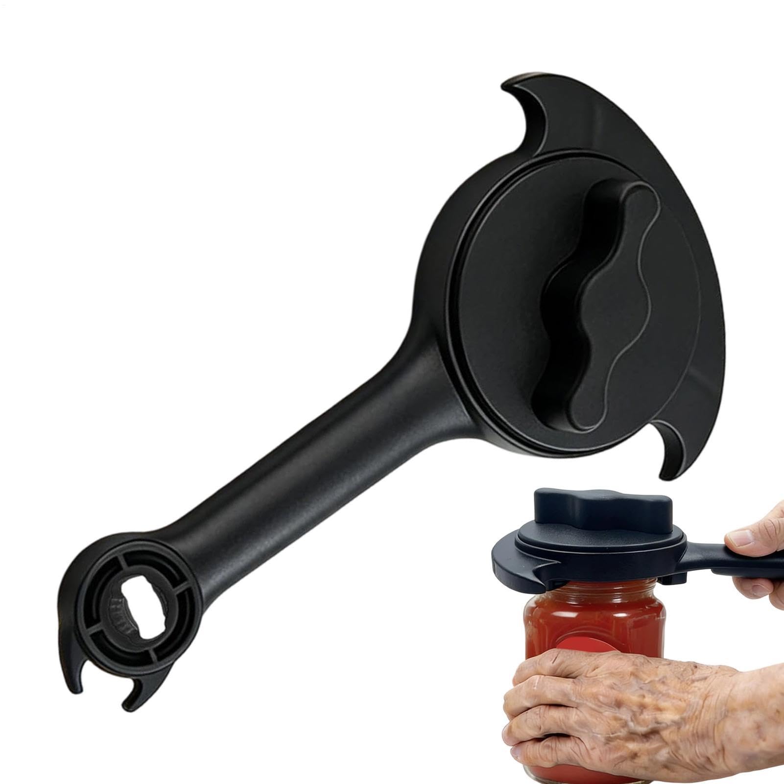 Abrefrascos Herramienta ajustable para abrir de latas | Abridor Manual Tarros Para Mujeres Hombres Mayores Cocineros Caseros Cocina Diaria Camping Barbacoa Preparación Comidas