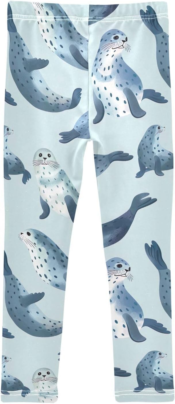 GAIREG Girls Leggings Seal Blue