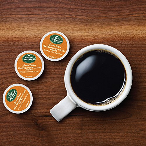 Image of Green Mountain Coffee Roasters Toasted Marshmallow Mocha, Single-Serve Keurig K-Cup Pods, Flavored Light Roast Coffee, 24 Count
