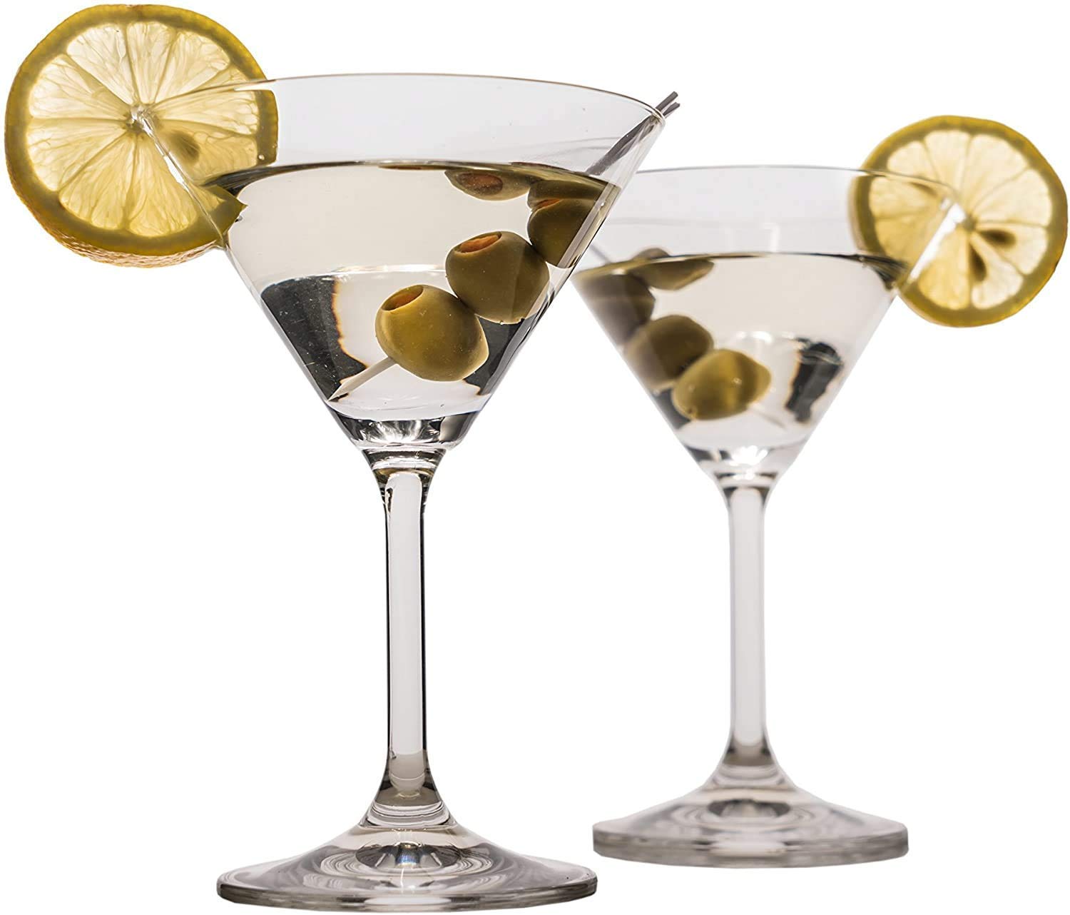 PATRANI FASHION Martini Glass, Wine Glass 185 ML Set of 2 for Cocktails, Water, Wine, Juice, Dessert and Everyday Use Crystal Clear Classic Margarita Glasses, Premium Hand Blown Cocktail