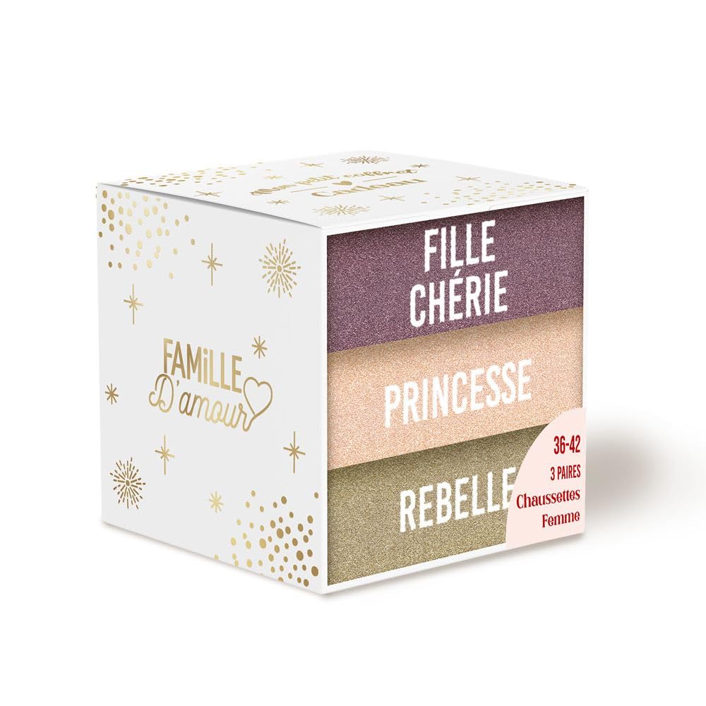STC Coffret trio chaussettes paillettes fille cherie