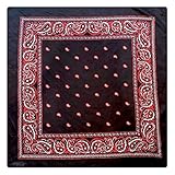 Wyoming Traders Mens Bandana Silk Wild Rag Scarf Black