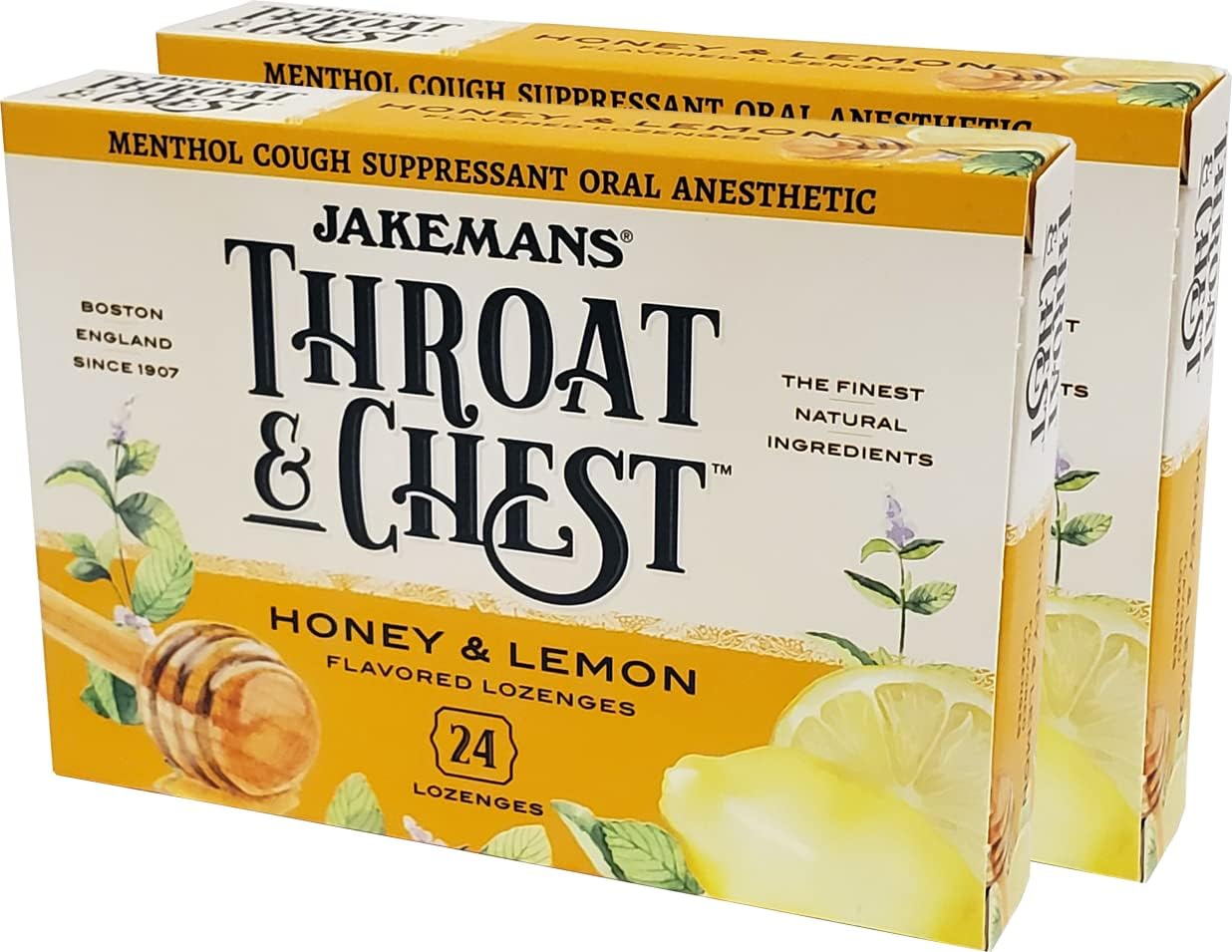 Jakemans Honey and Lemon Throat & Chest Lozenges Cough