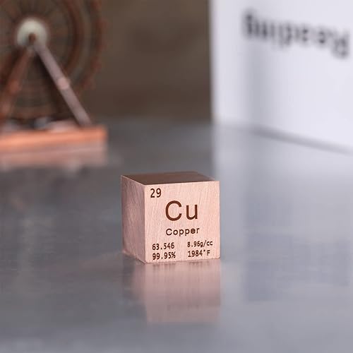 Miniatura 7 de Cubo de tungsteno, cubos de densidad de metal, cubo de elementos de alta densidad de metal puro para colecciones de elementos, experimentos de