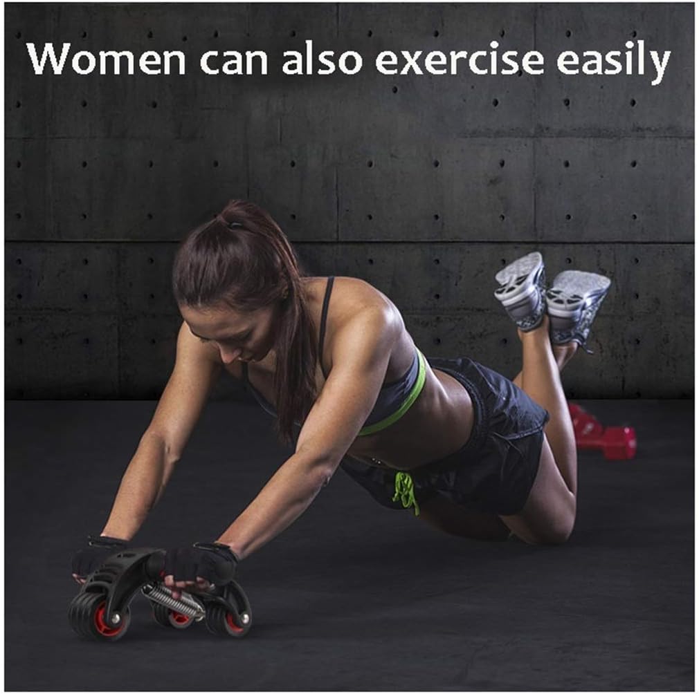 Abdominal Muscle Wheel -Roller Wheel for Abdominal Exercises and Advanced Core Fitness - Includes Soft Knee Pad, Storage Bag and Instructions