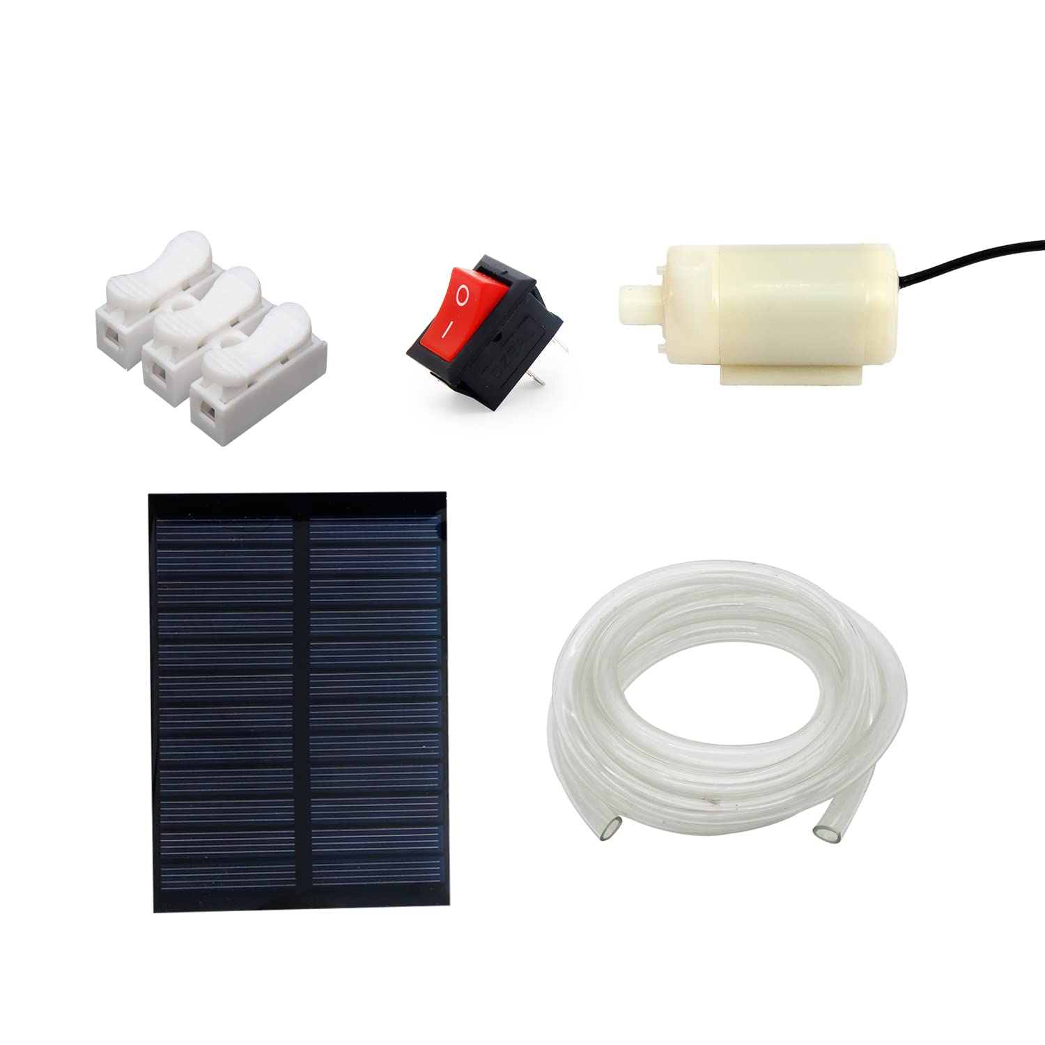 Electronic Spices DIY Mini Rectangle Solar Panel Kit With Mini Motor Pump | Rocker Switch | 3 Way Push Connector | Science Project Kit with User Manual-image-34