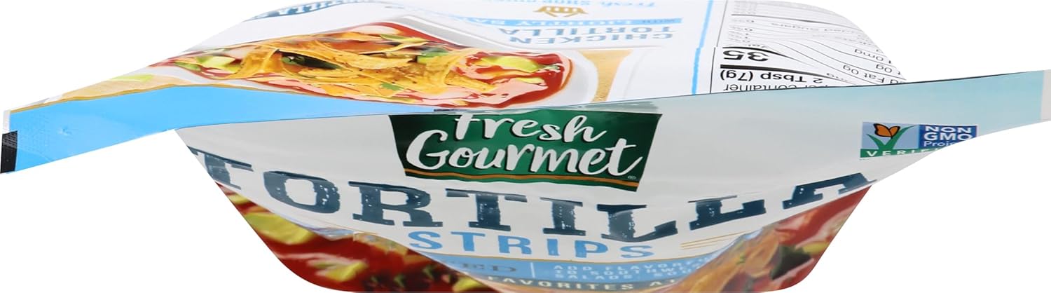 Fresh Gourmet Tortilla Strips, Lightly Salted 3.5 Ounce (Pack of 4)