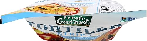 Miniatura 7 de Fresh Gourmet Tiras de tortilla, ligeramente saladas, 3.5 onzas (paquete de 3)