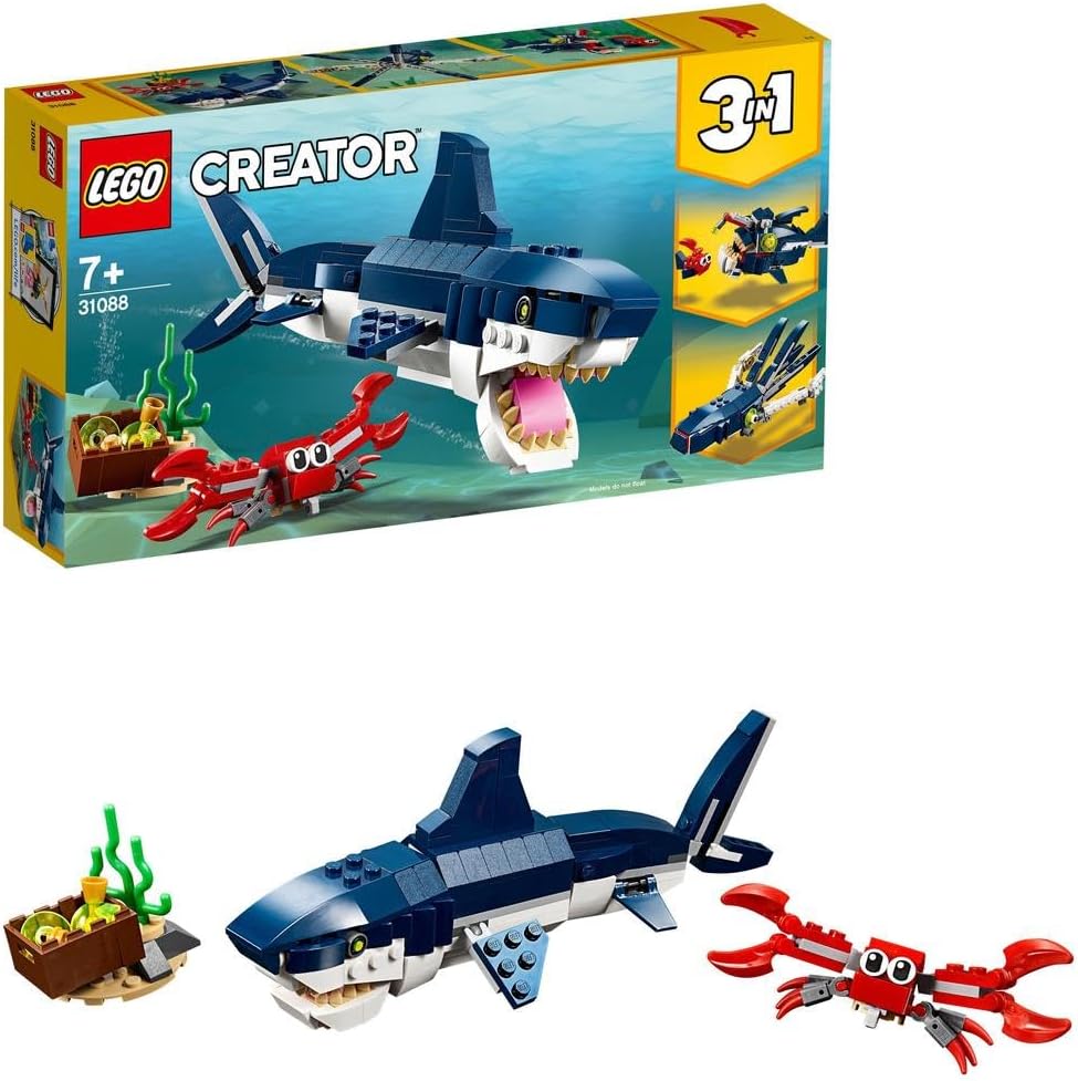 Creator 3in1 Deep Sea Creatures 31088 Building Kit (230 Pieces)