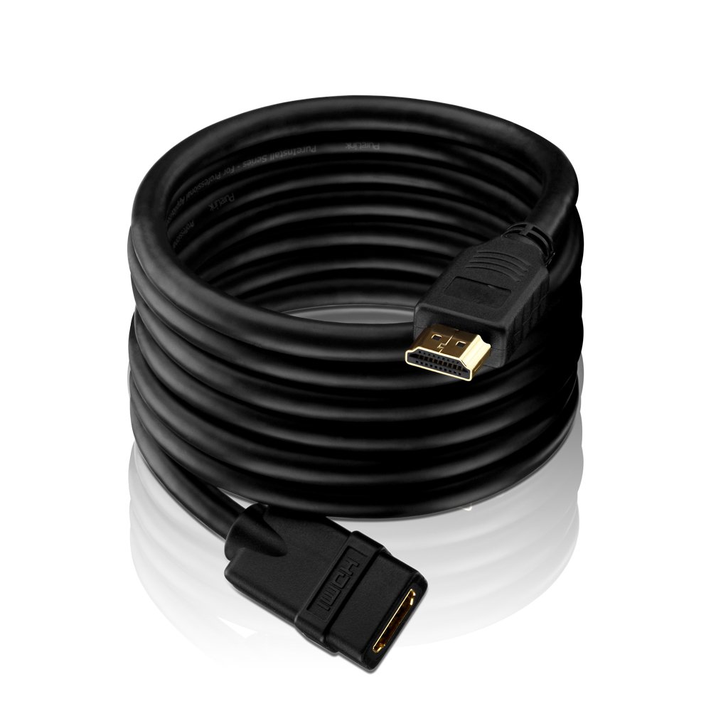 PureLink PI1100 Cable de extensión HDMI de alta velocidad (4K UltraHD (2160p), Ethernet), HDMI-A macho a HDMI-A hembra, certificado, 3,00m, negro