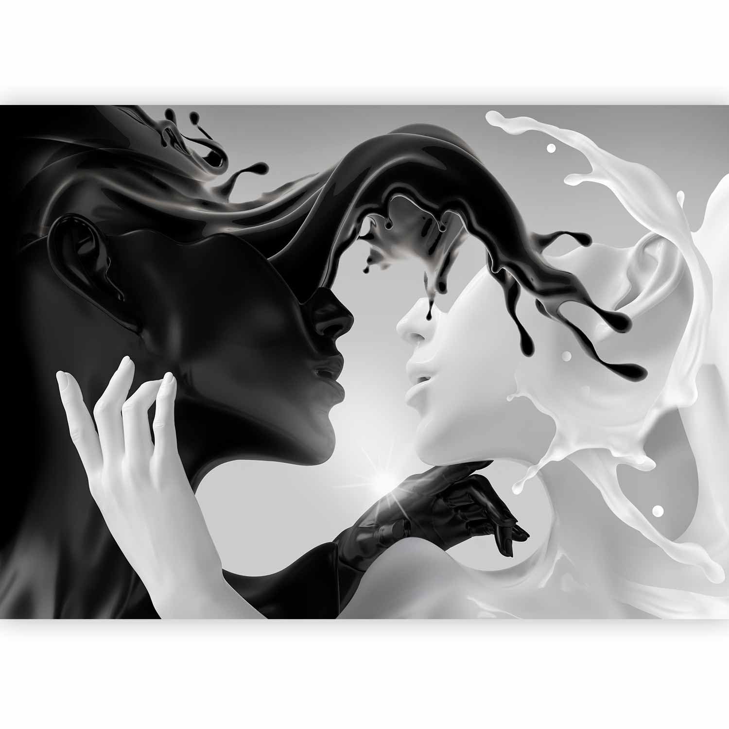 murando - Carta da Parati Moderna per Camera da Letto, Coffee, 400x280 cm | Fotomurali in TNT, Decorazione da Muro XXL, Poster Giganti da Parete, Milk, Produzione Europea