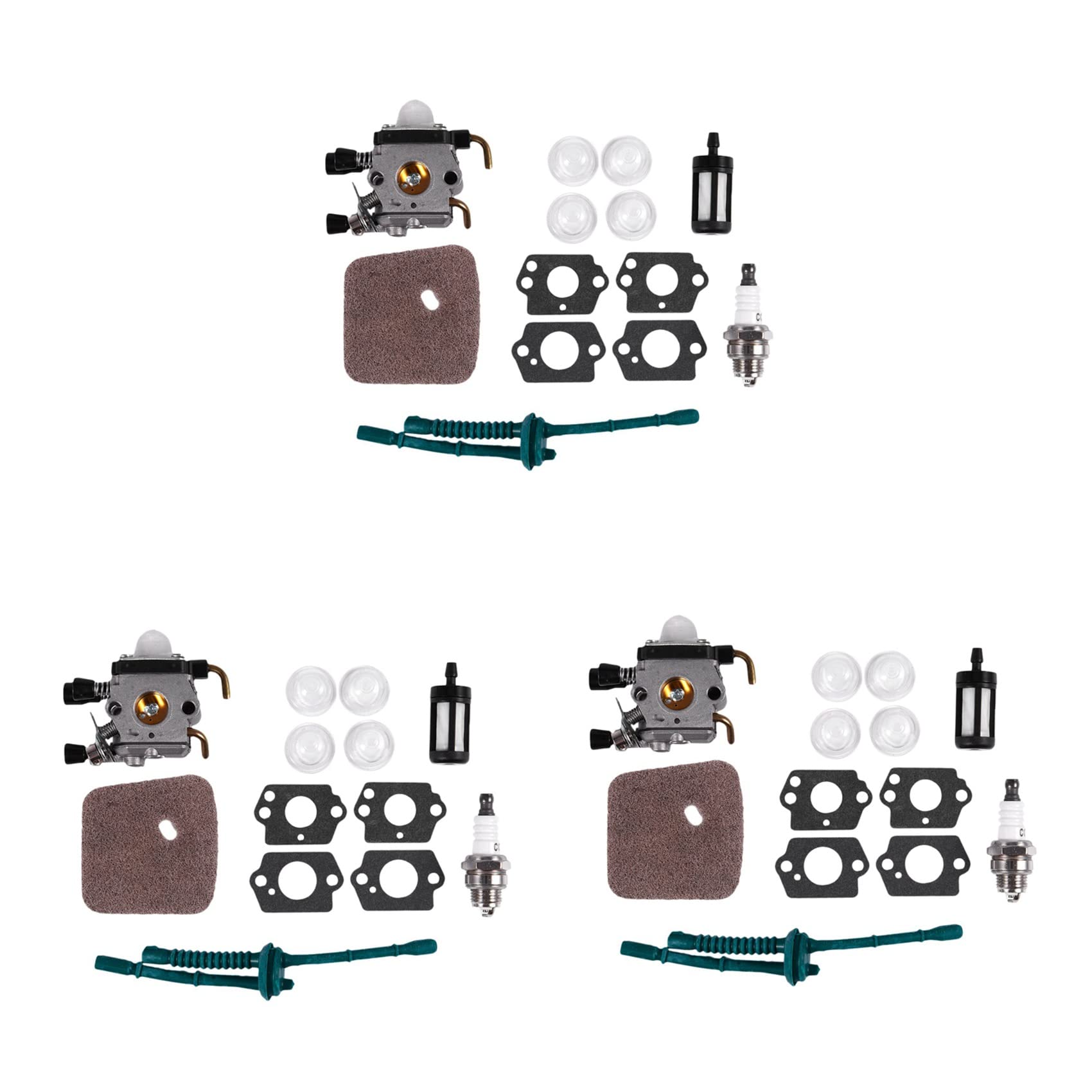 Jnchdghwa 3X Carburetor for FS80 Carburetor - FC55 FC75 FC85 FS310 FS38 FS45 FS45C FS45L FS46 Carburetor (FS80)