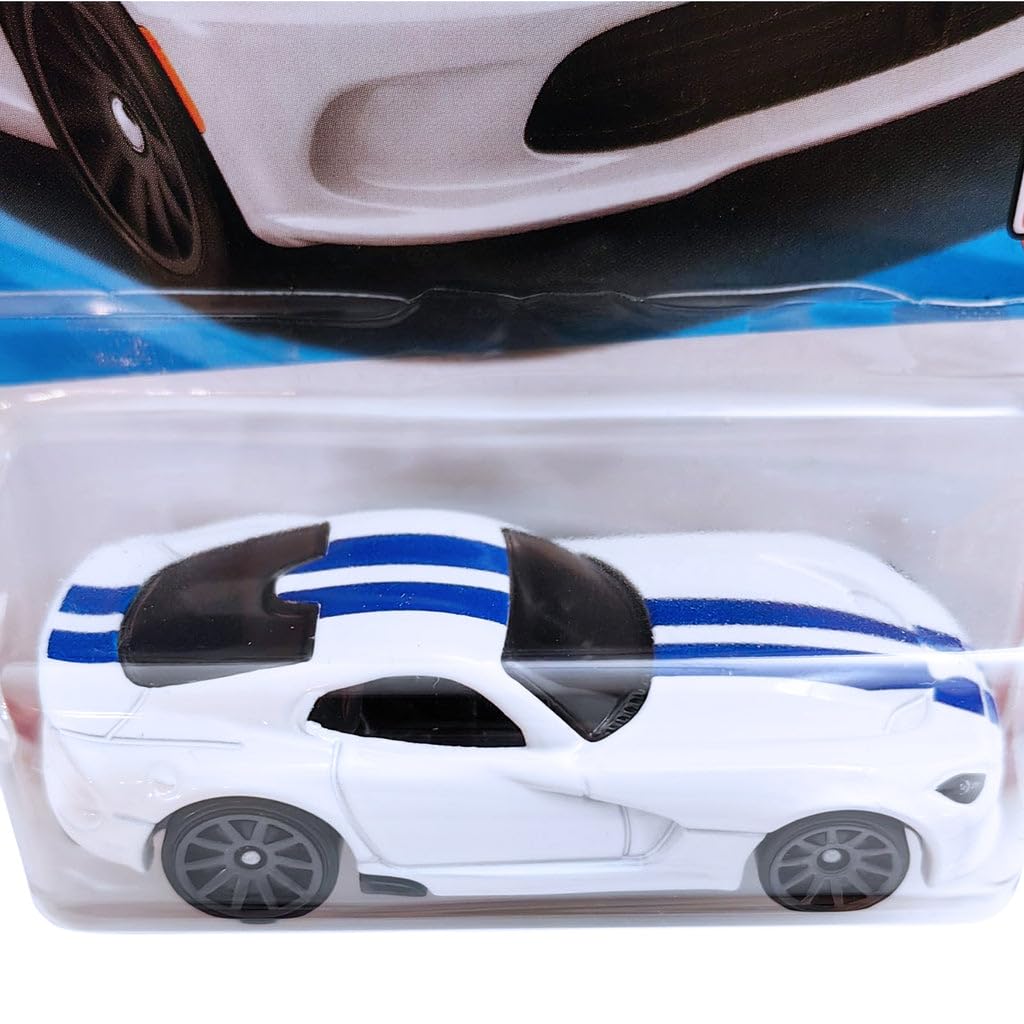 Carrinho Hot Wheels 2013 SRT Viper Then and Now (White) - JBB15