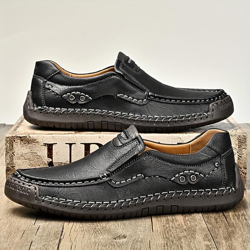 Men's Loafers - Casual Shoes with Soft Rubber Soles, Breathable Design, Sewn, Comfortable and Stylish Casual Shoes4