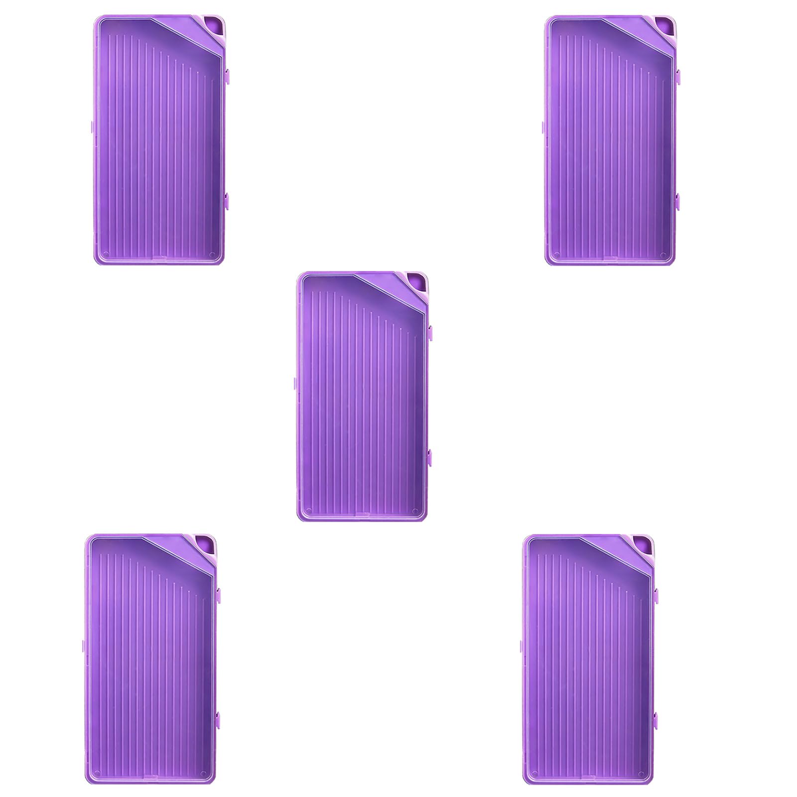Buxuaaaa 3/5 / 10Pcs Drilling Drawing Trays Bead Sorting Trays Drilling Drawing Tool Accessories for Rhinestones Tray