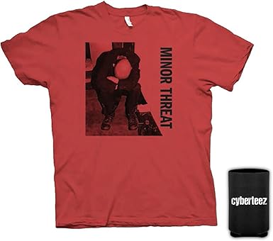 MINOR THREAT Tシャツ Amazon.com: Minor Threat Ian MacKaye Red Album T-Shirt (L