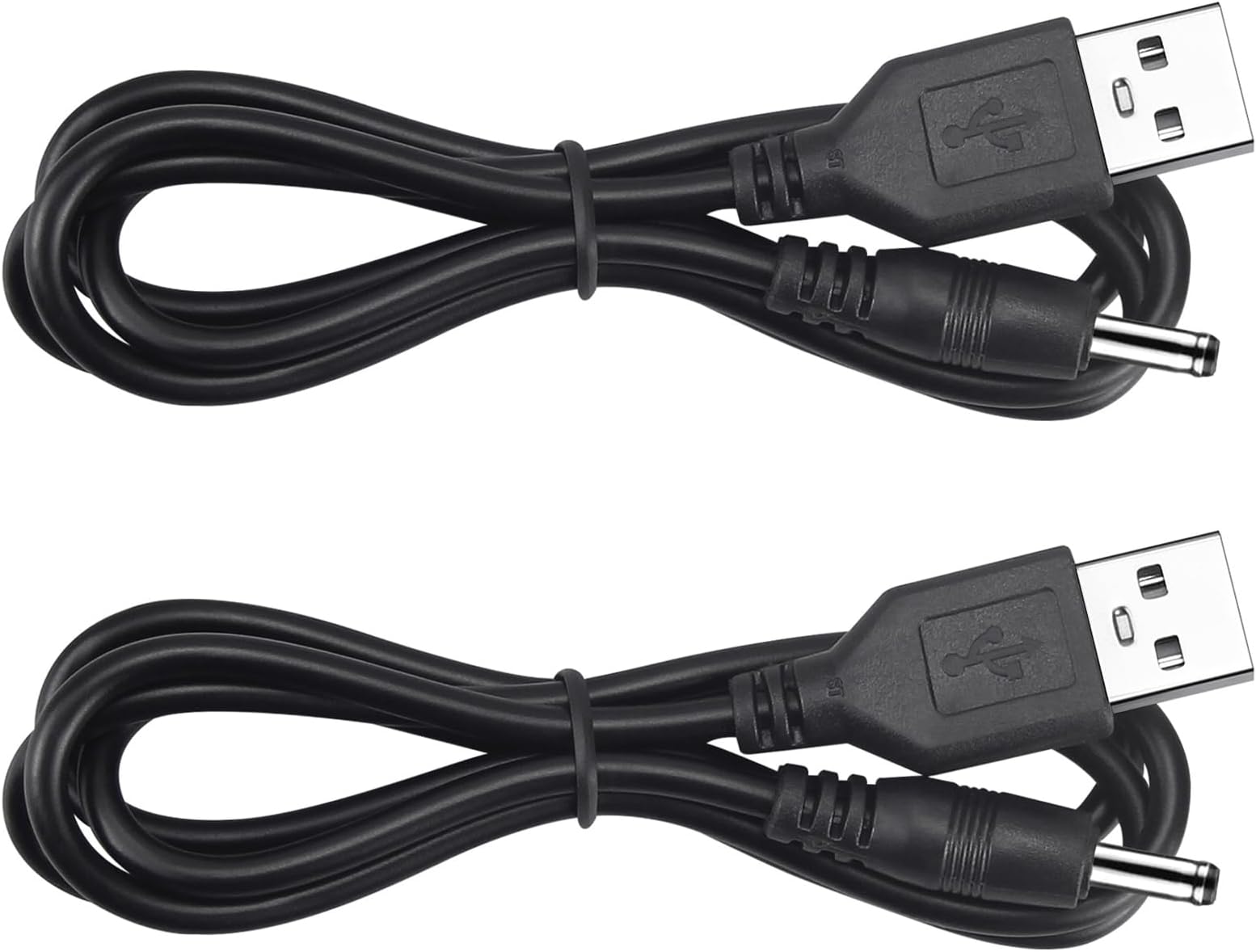 DC Charger Cable Replacement for LELO Iris, Lily, Sona, Gigi, Luna Mini Facial Cleanser Power Cable, 2-Pack