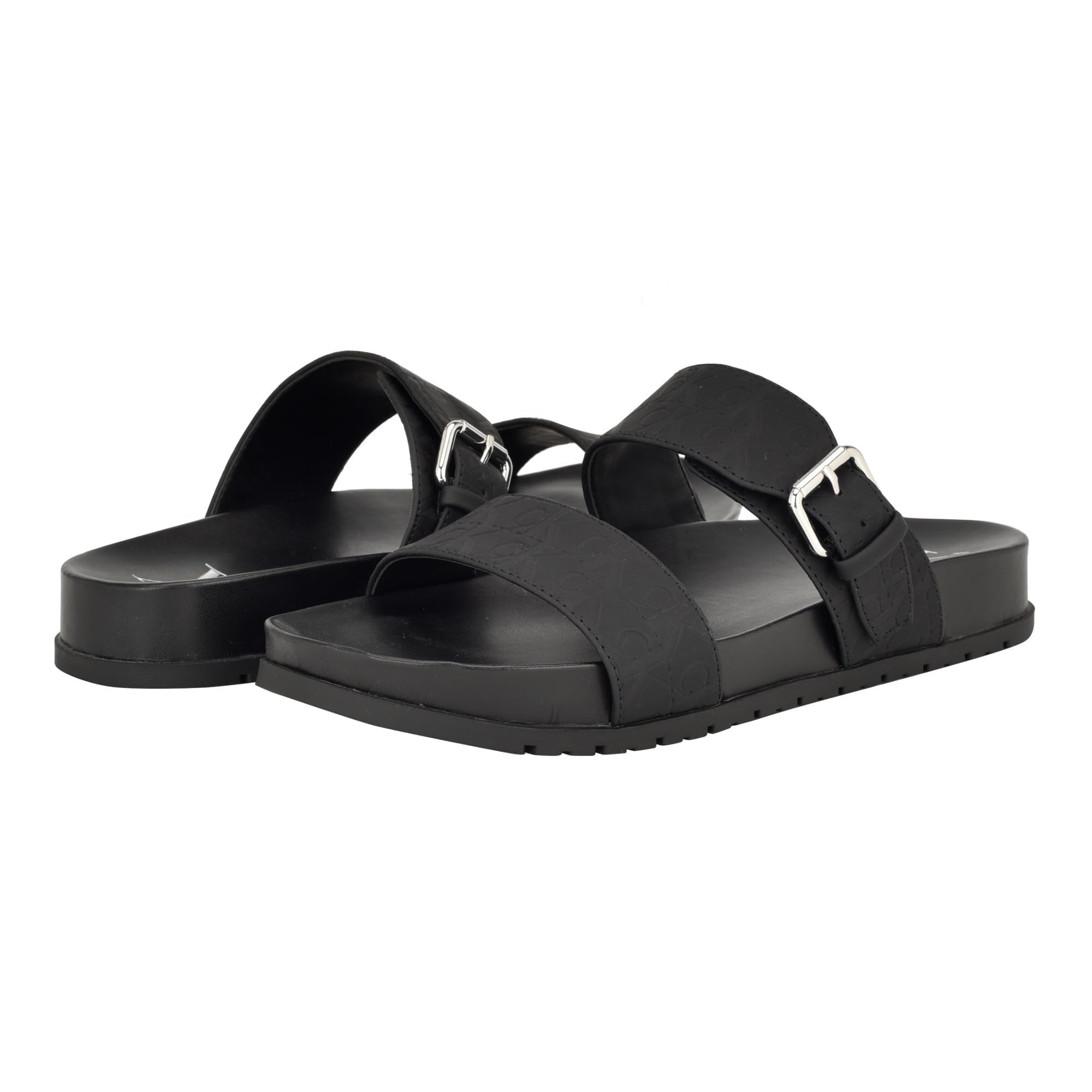 Calvin Klein Women's Landesa Sandal, Black 001, 8 UK