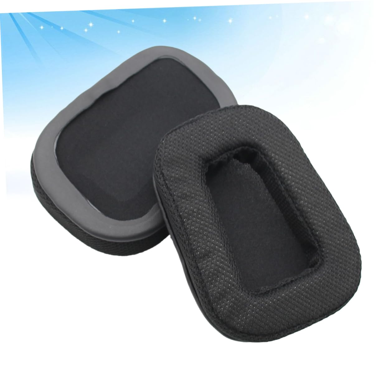 Hemobllo 3pezzi Cuscinetti Sostitutivi Per Cuffie Nero Superficie Da Comfort Ottimale e Facile Installazione