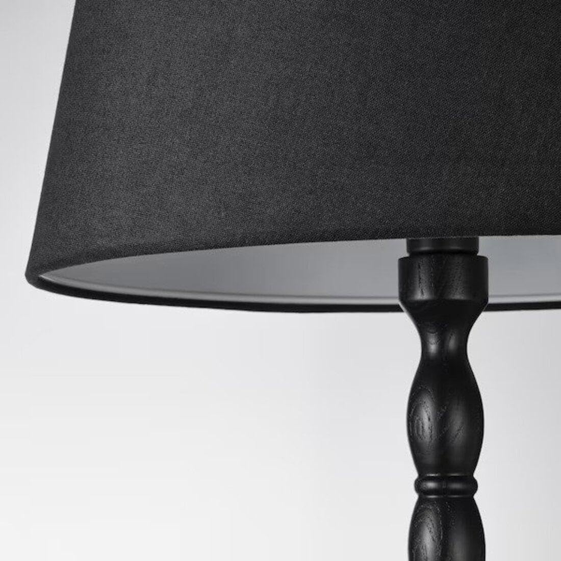 Ikea KINNAHULT Floor lamp, Black ash/Black : Amazon.in: Home & Kitchen