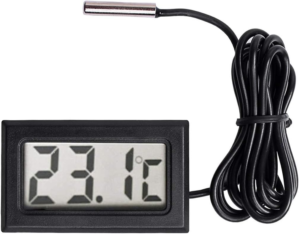 Digitales Thermometer Mit Sonde – 2 Sekunden Update, Wasserdicht, Für Kühlschrank, Aquarium & Mehr