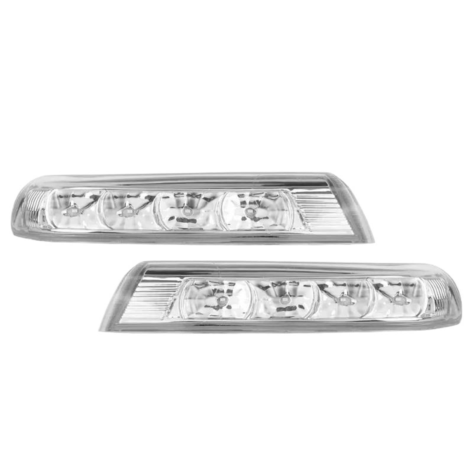 Wing Mirror Indicator For Hyundai For Santa Fe For Veracruz IX55 2007-2012 LH&RH LED Turn Signal Indicator Lights Amber Side Rearview Mirror Light 87613-3J000 LED Dynamic Side Indicator(Left and Right