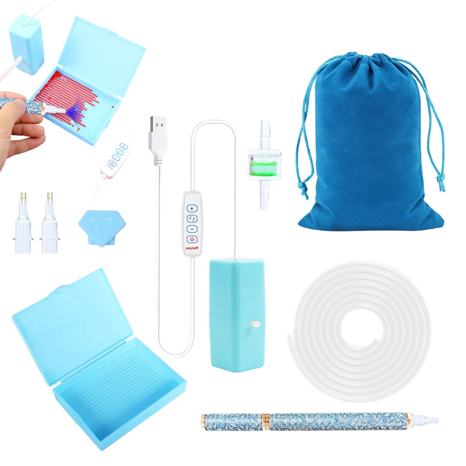 Stylo de peinture à gemmes réglable pour éliminer la fatigue et réussir vos poses