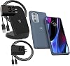 Motorola Edge Plus 2022 Protective Case Dusk Blue TurboPower Wireless Stand 33W Charger TurboPower 68W Charger