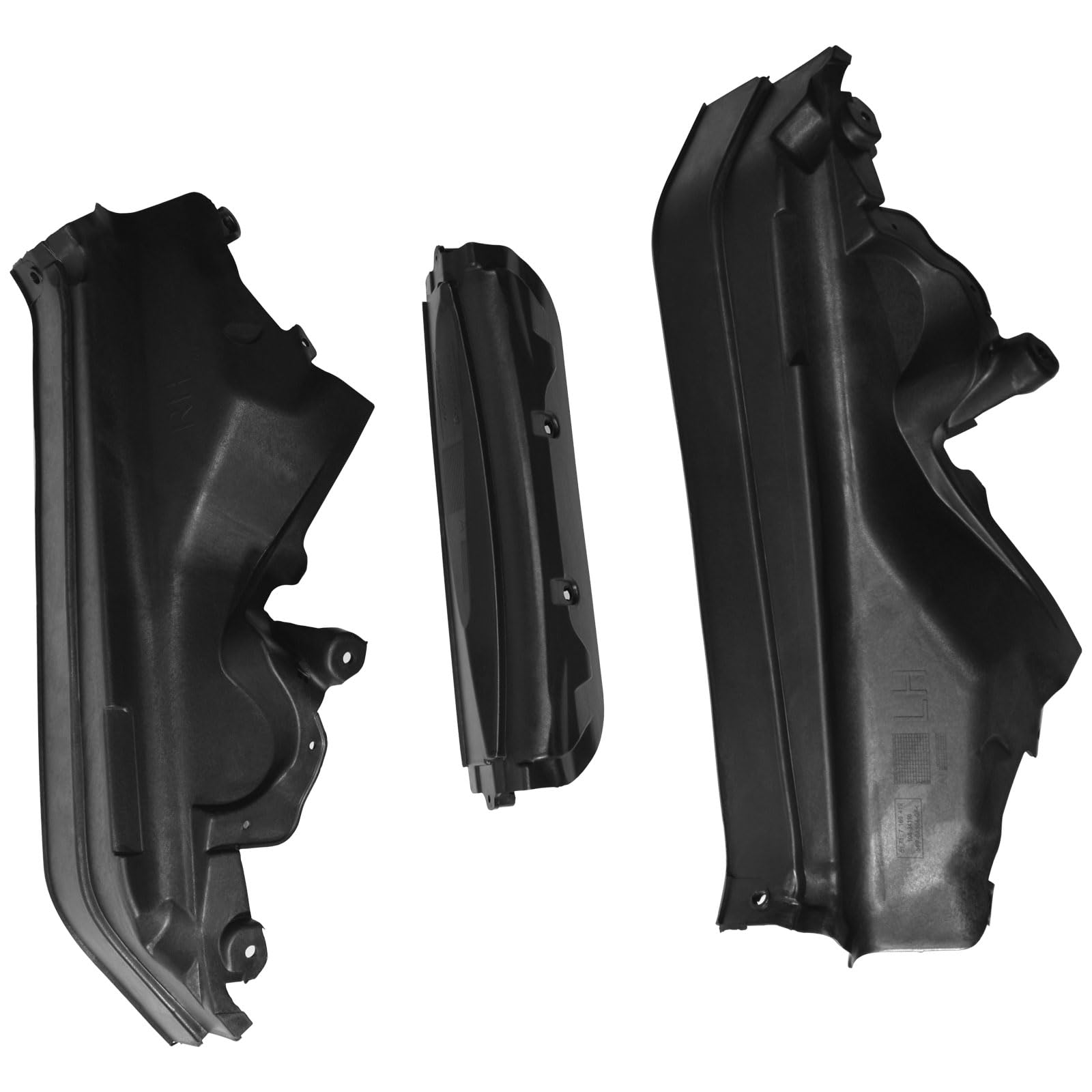 Oberer Motorraum Trennwandverkleidungssatz 3stk Ersatz für X5 E70 LCI X6 E71 E72 2008-2014 Autozubehör Teil# 51717169421 51717169419 51717169420