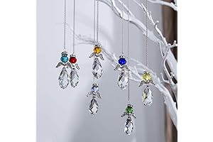 Exquisite Hanging Crystal Guardian Angel Car Charm