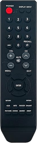 BN59-00892A Reemplazo de control remoto para Insignia Plasma HDTV NS-42P650A11 NS-50P650A11 NS-51P680A12 NS-P42Q-10A NS-P501Q-10A NS-P502Q-10A