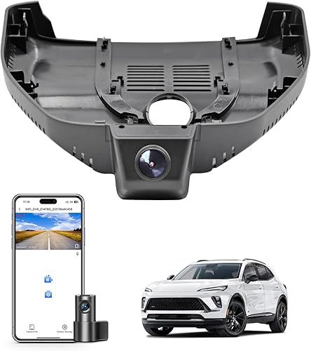 Miniatura 11 de Cámara de tablero 4K personalizada para Buick Envision 2016-2020 (modelo B), aspecto OEM integrado, video UHD 2160P, WiFi integrado, sensor G