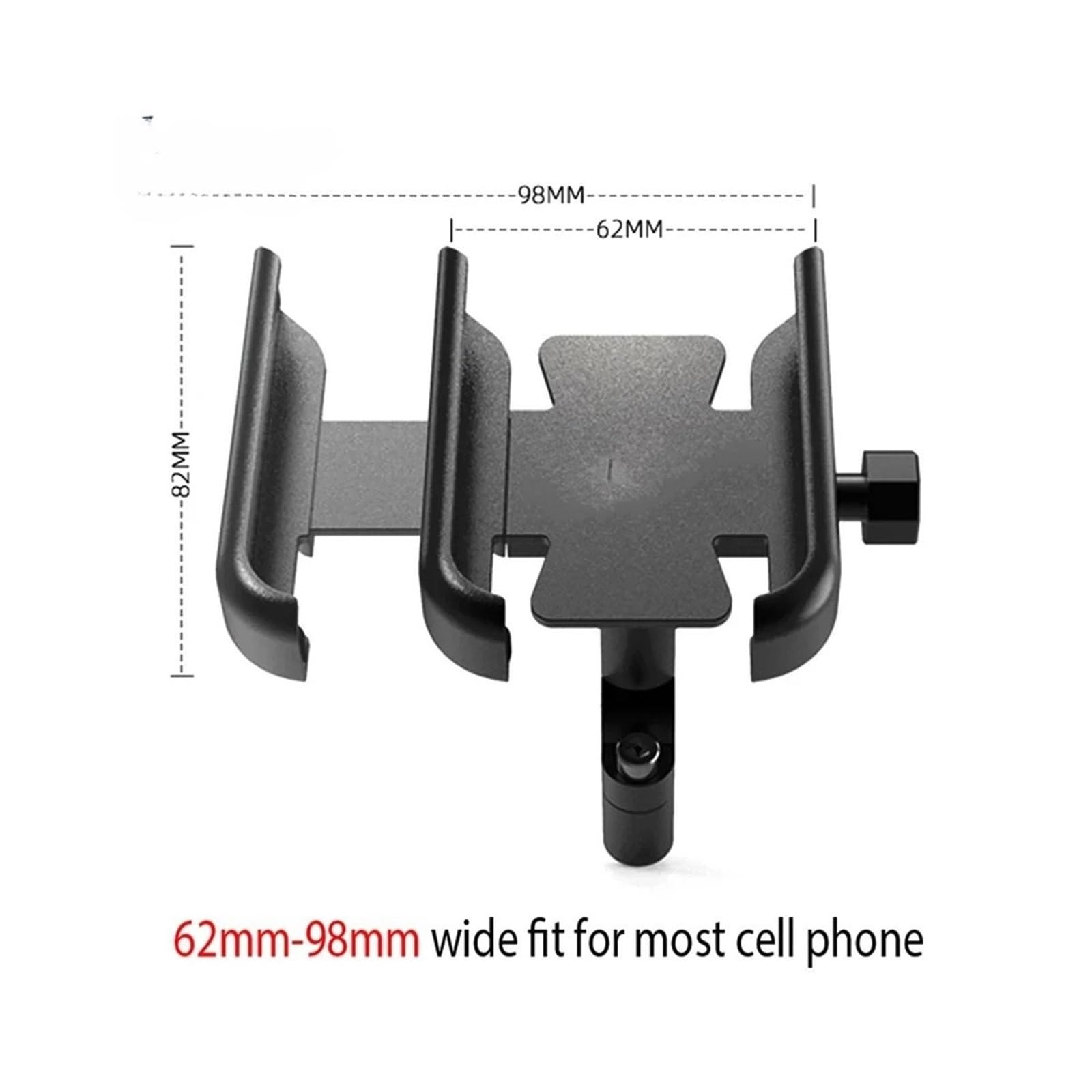 Soporte Teléfono Móvil Motocicleta para Hon@&da PCX 125 Soporte para Teléfono PCX 125/150/160 Accesorios 2019-2025 Soporte para Teléfono para Motocicleta Aleación De Aluminio(NN-1)