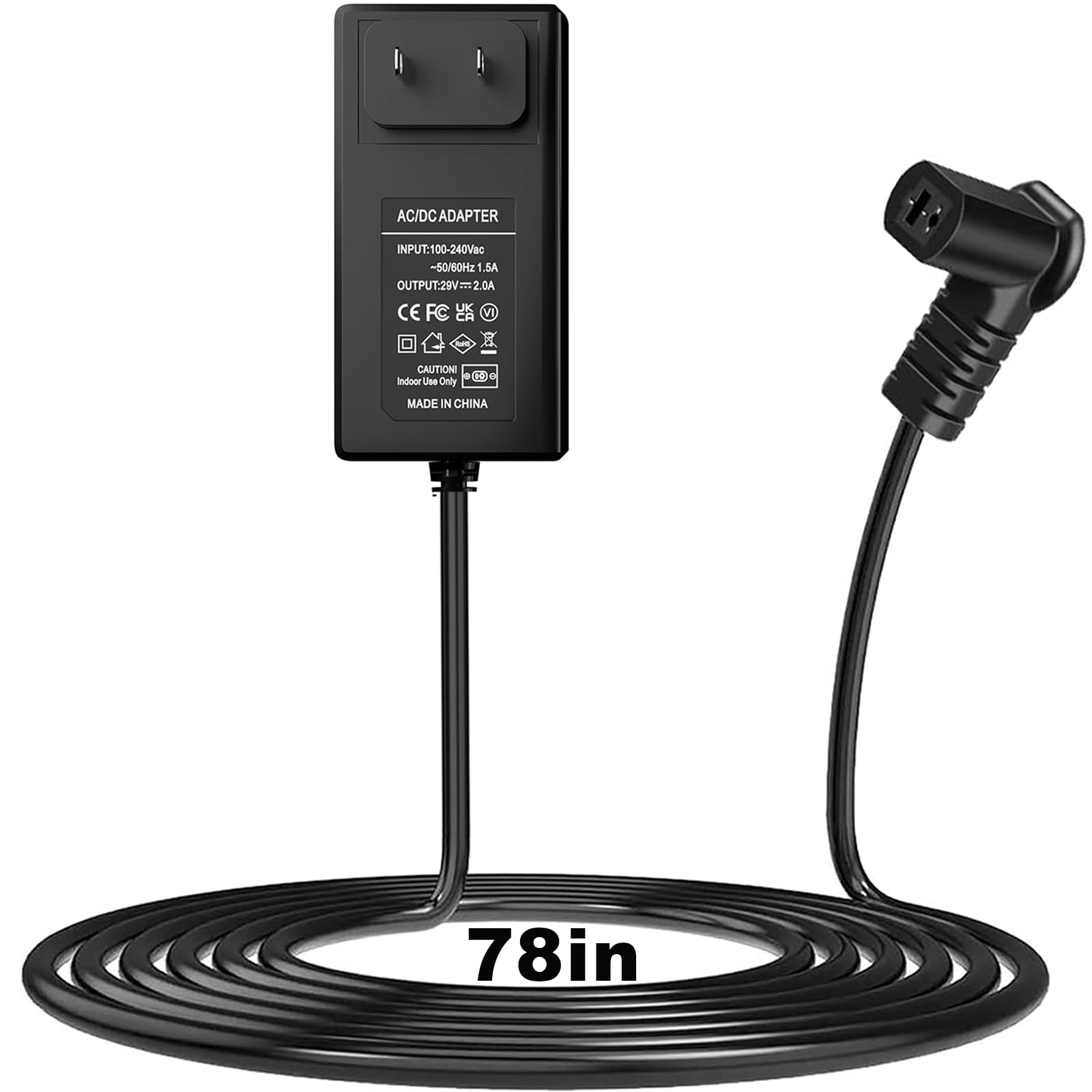 Universal Power Supply for Lounge Chairs, Lift Chair, Recliner Sofa, Couch - 29V 2A Wall Plug-in Compatible With Most Makes & Models FS2900-2000