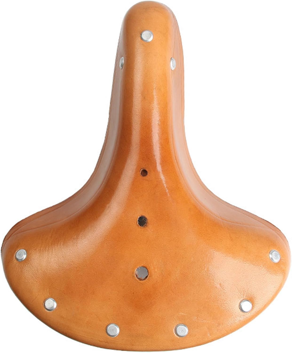 Leather Bicycles Saddles Cycling Cushion Road Bike Saddles Pad 3 Spring Bike Cushion Shock Absorption Seat Pad Enduring Outdoor Cycling Gear Bike Pad