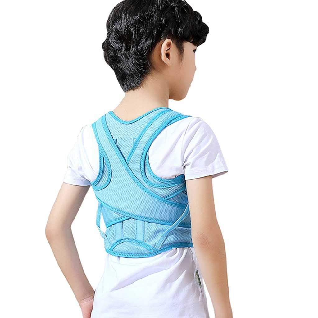 Correttore posturale per la schiena Corsetto terapeutico Cintura di supporto per la colonna vertebrale Fasciatura per la correzione della postura lombare della schiena per uomini donne adulti bambini