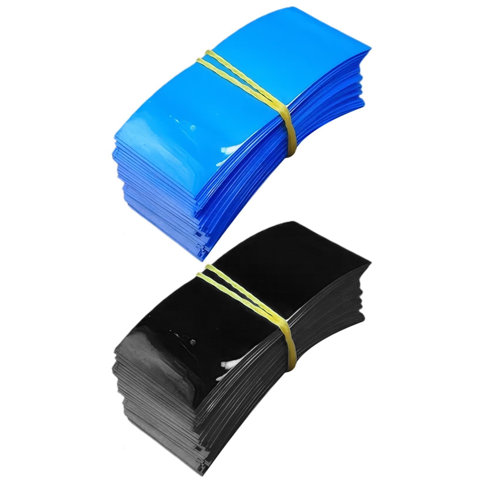21700 wraps de batterie, 100pcs enveloppe de batterie stable PVC TUBE THRINK RAPIR, Batterie thermique isolée Bouclier noir