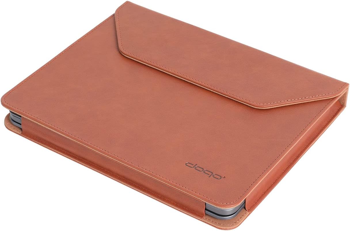 doqo Leather Cover Bag with Pencil Holder for iPad Pro 10.9 Keyboard Case - Handmade & Fair Trade, Keyboard case Cover Bag