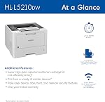Brother Monochrome Laser Printer HL-L5210DW for Business