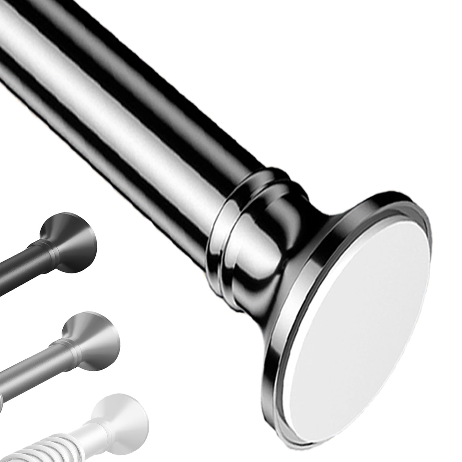 Tringles à rideaux extensibles réglables de 160 à 250 cm pour rideaux de douche et voile, tringles polyvalentes de 200 à 500 cm, durables pour décoration d'intérieur.